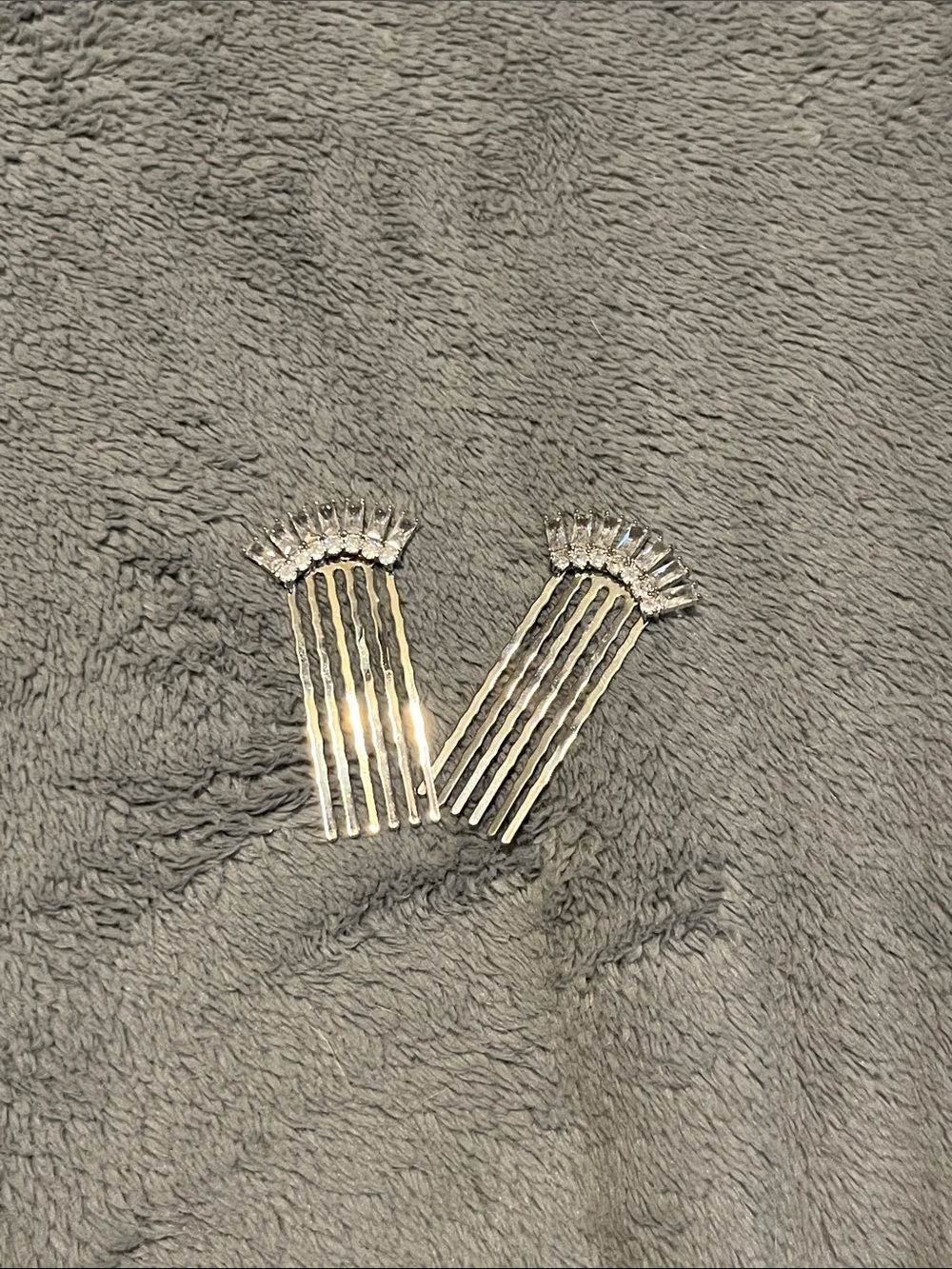 Diamond hair pins